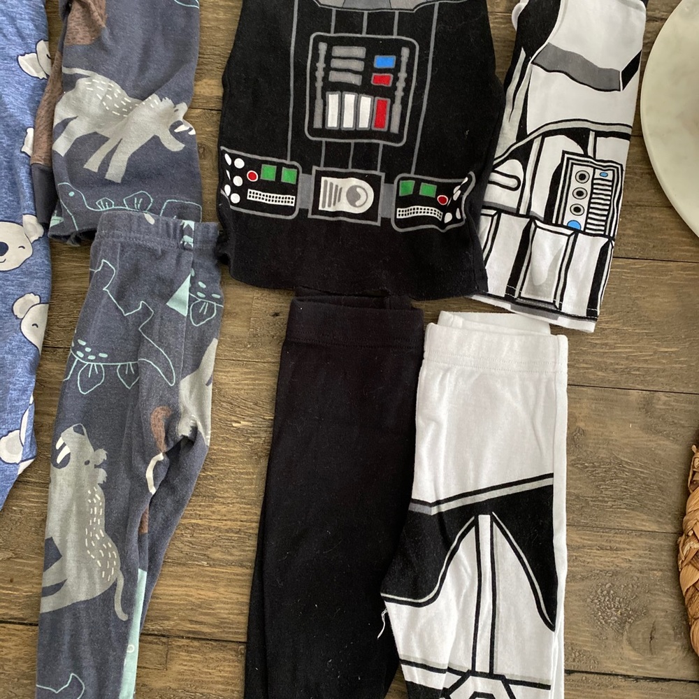 Bundle of baby boy clothes